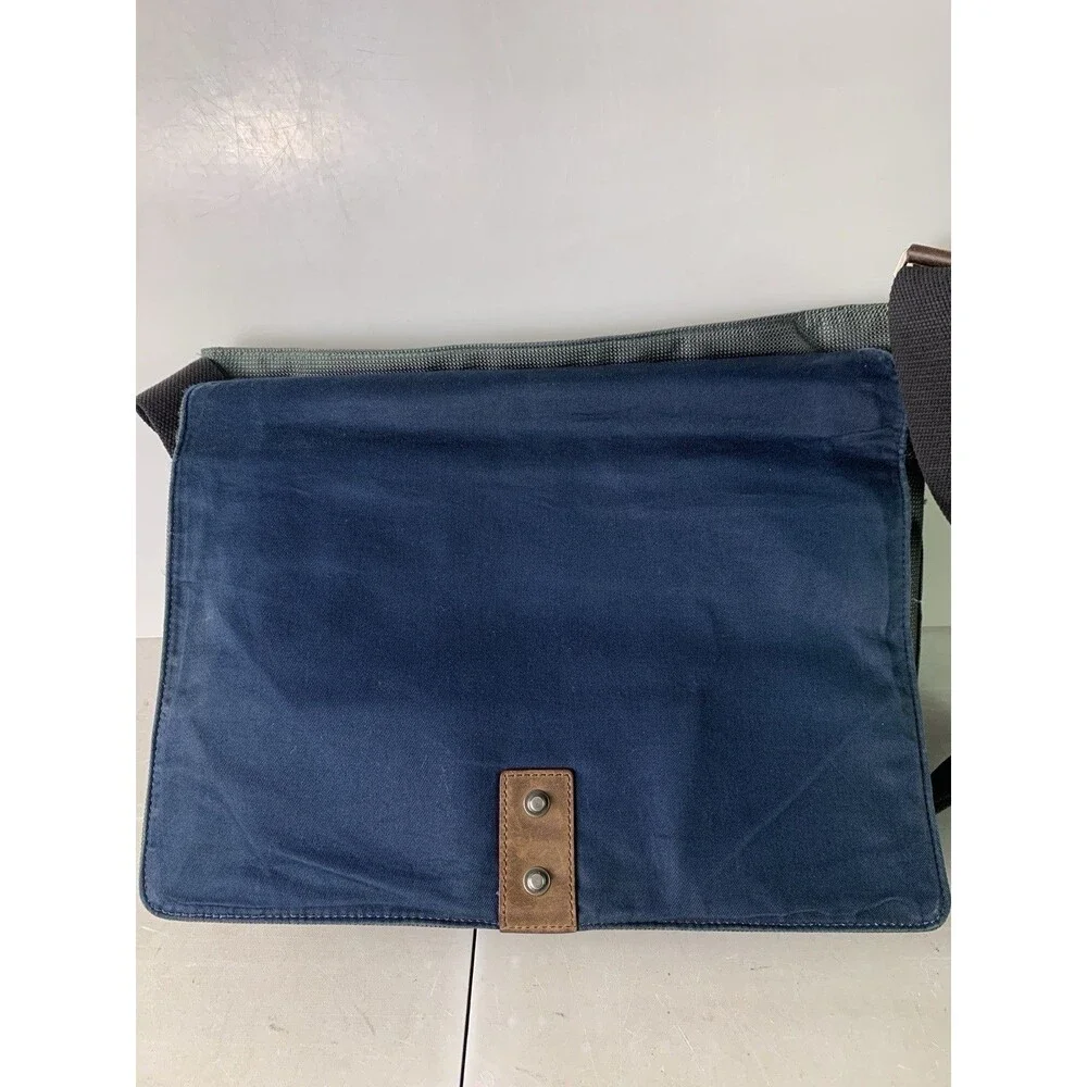 Jack Spade Greene Street Canvas Messenger Commuter Bag Crossbody Strap Laptop